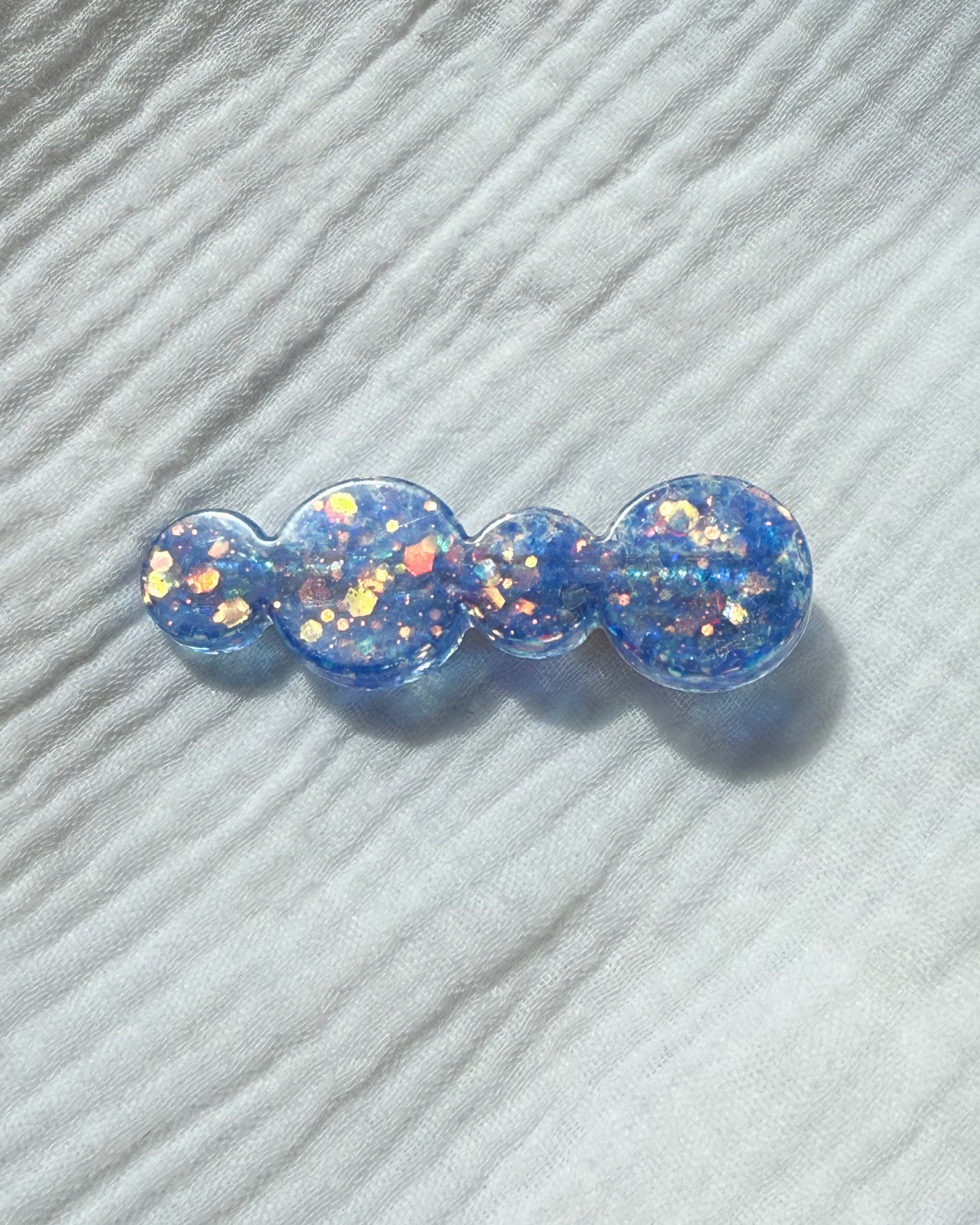 Barrette cheveux - bleu ciel