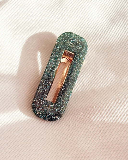 Barrette cheveux - verte