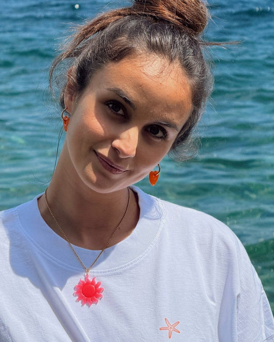 Collier SOLEIL Rose candy