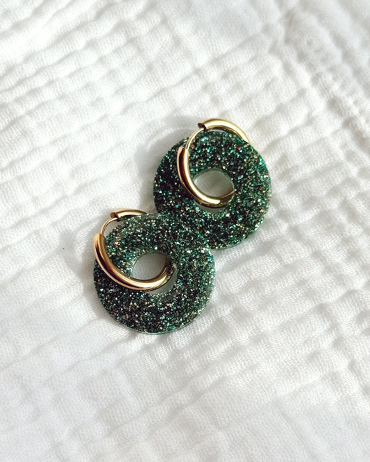 Créoles LUNA - verte