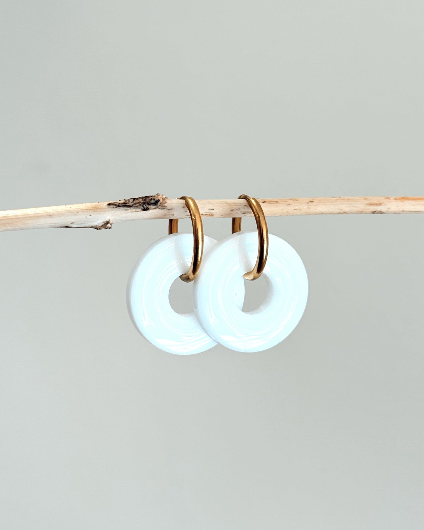 Créoles LUNA - blanches