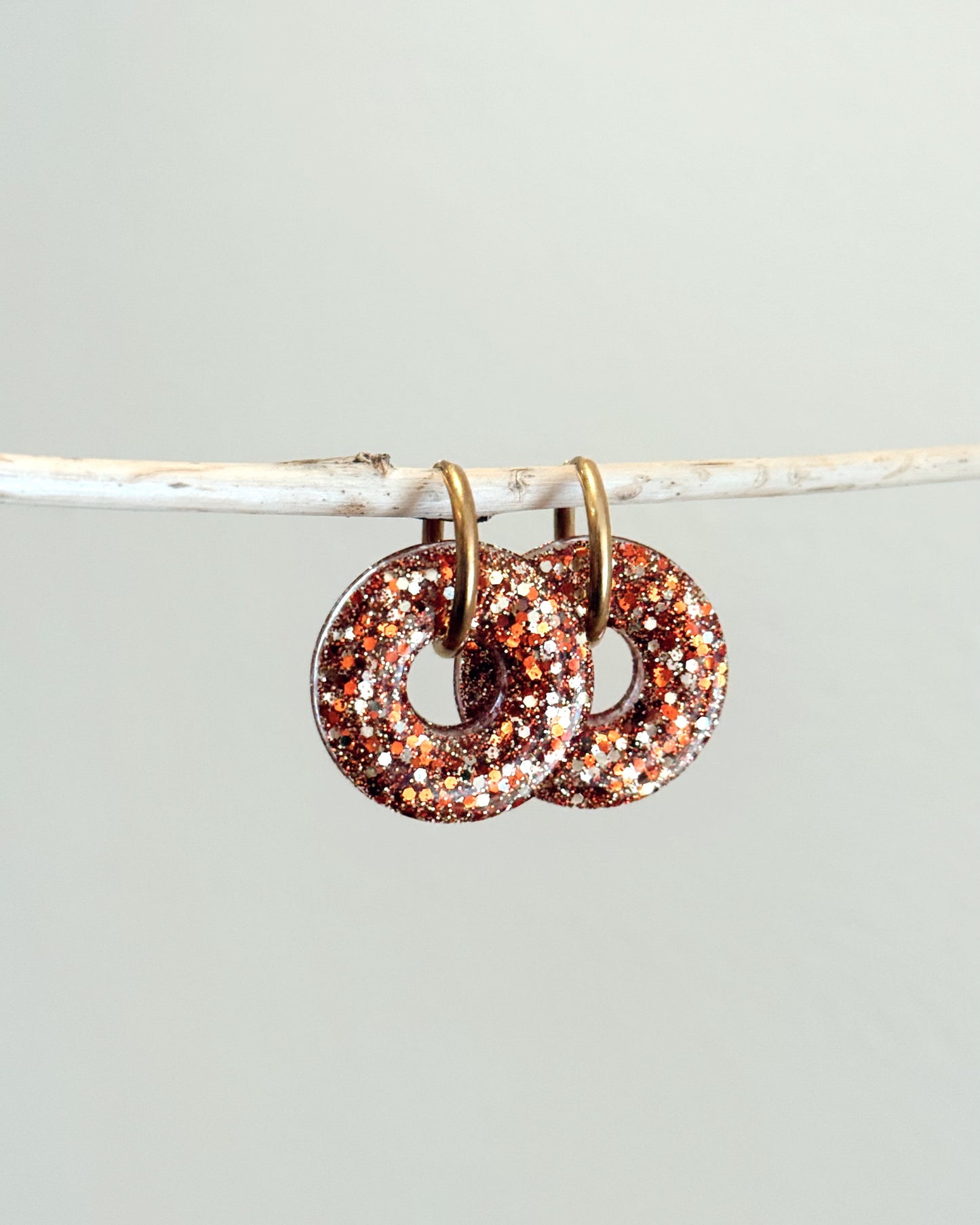 Créoles LUNA - cuivrée