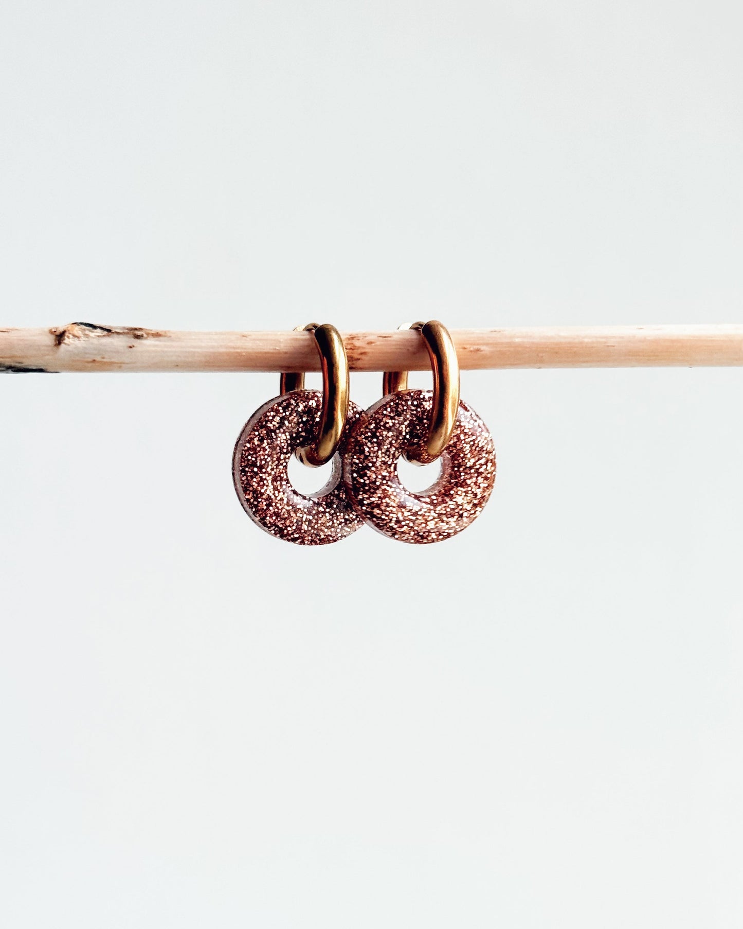 Créoles BABY LUNA - caramel