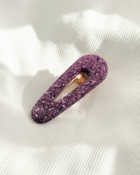 Barrette cheveux - violet pop