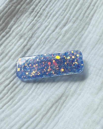 Barrette cheveux - bleu ciel