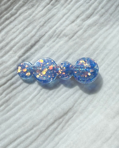 Barrette cheveux - bleu ciel