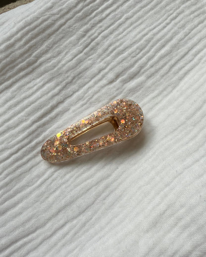 Barrette cheveux - nude doré