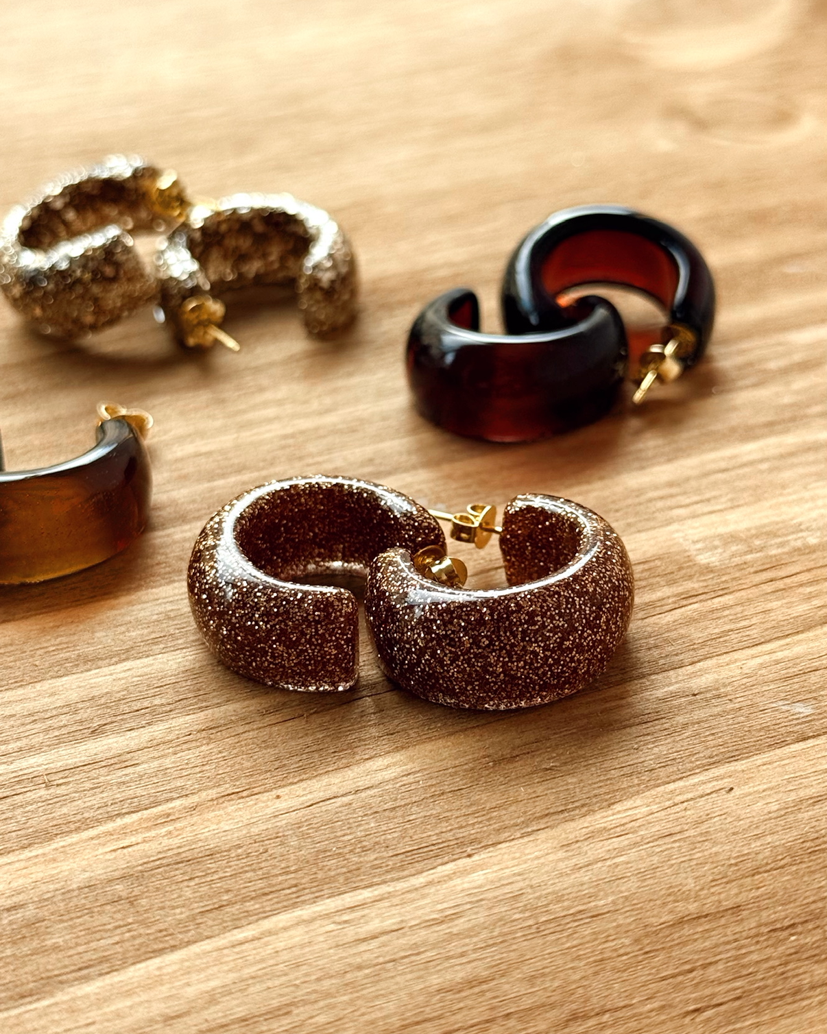 Créoles PALMA - caramel