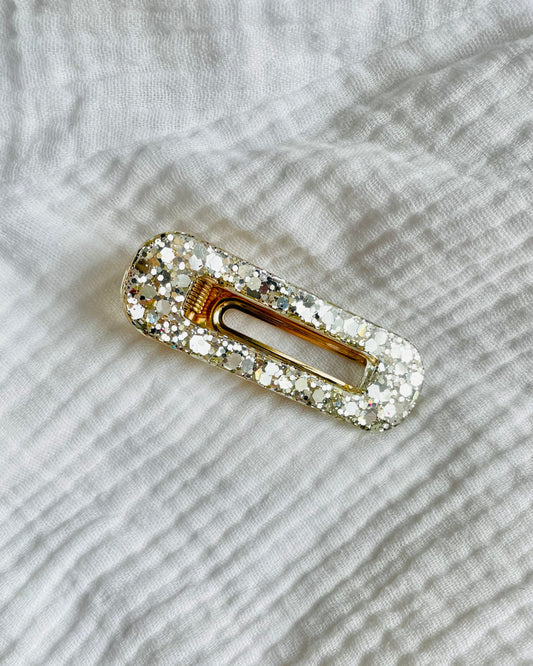 Barrette cheveux - argentée