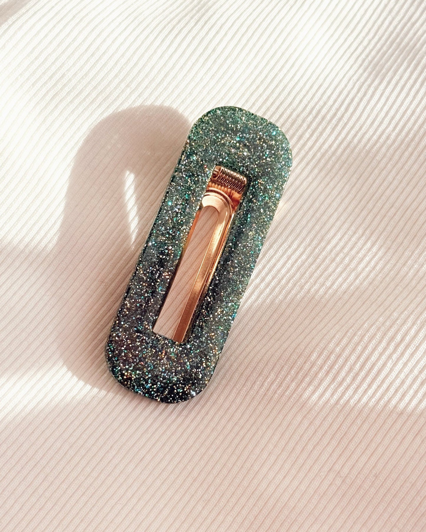 Barrette cheveux - verte