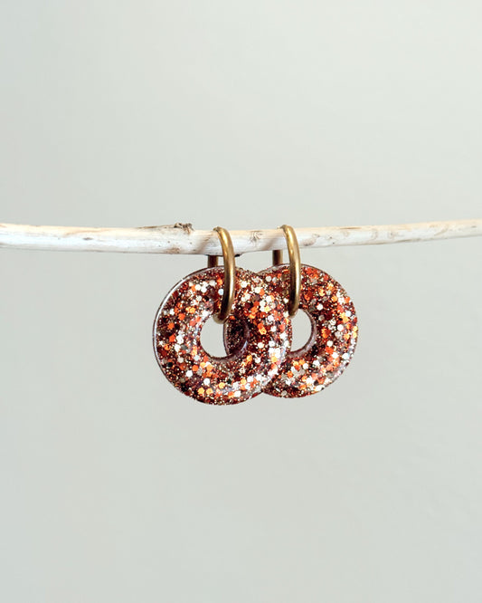 Créoles LUNA - cuivrée